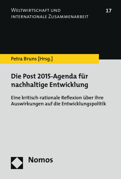 Cover des Buchs: Die Post 2015-Agenda für nachhaltige Entwicklung