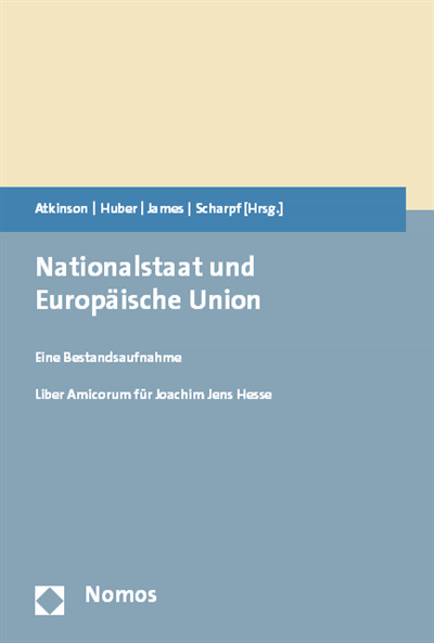 Cover of book: Nationalstaat und Europäische Union