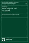 Cover des Buchs: Sachfotografie und Hausrecht