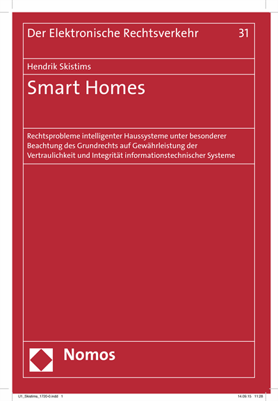 Cover of book: Smart Homes