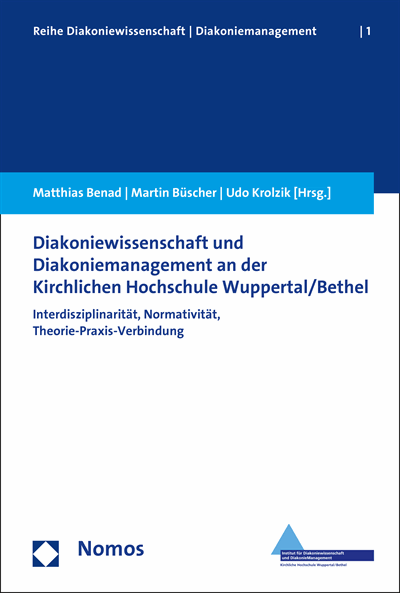 Cover des Buchs: Diakoniewissenschaft und Diakoniemanagement an der Kirchlichen Hochschule Wuppertal/Bethel