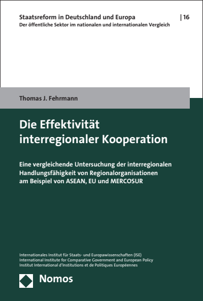 Cover des Buchs: Die Effektivität interregionaler Kooperation