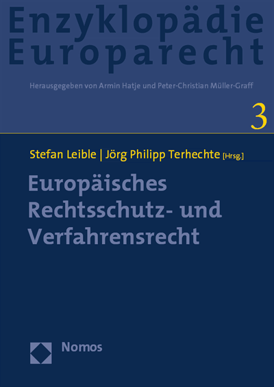 Cover of book: Europäisches Rechtsschutz- und Verfahrensrecht
