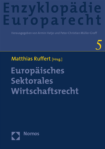 Cover des Buchs: Europäisches Sektorales Wirtschaftsrecht