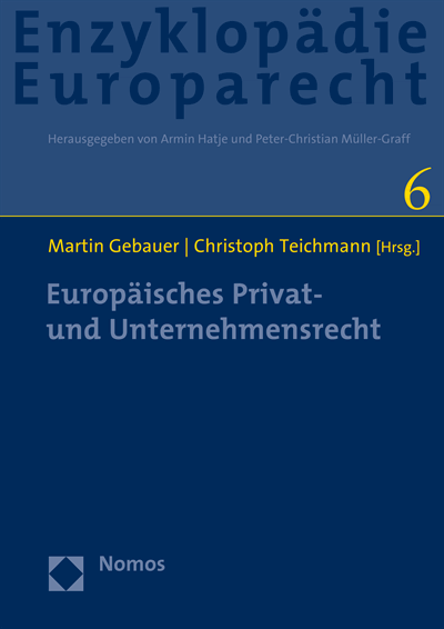 Cover of book: Europäisches Privat- und Unternehmensrecht