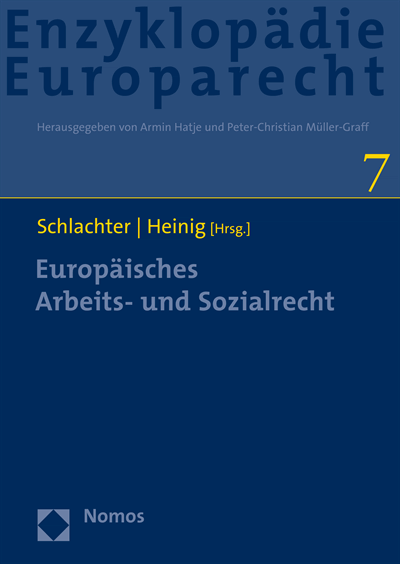 Cover des Buchs: Europäisches Arbeits- und Sozialrecht