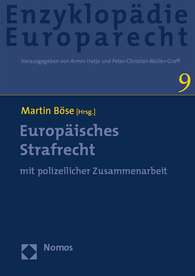 Cover des Buchs: Europäisches Strafrecht
