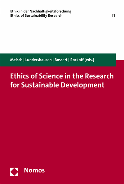 Cover of book: Ethics of Science in the Research for Sustainable Development