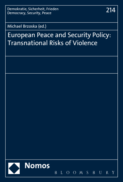 Cover des Buchs: European Peace and Security Policy: Transnational Risks of Violence