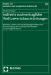 Cover of book: Indirekte nachvertragliche Wettbewerbsbeschränkungen