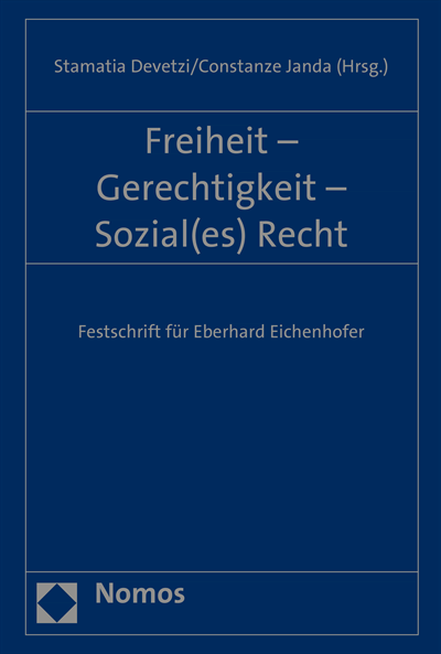 Cover des Buchs: Freiheit - Gerechtigkeit - Sozial(es) Recht