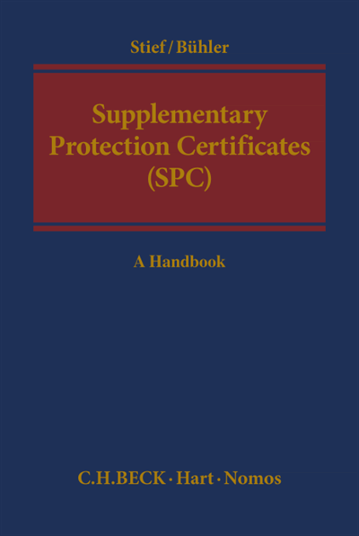 Cover of book: Supplementary Protection Certificates (SPC)
