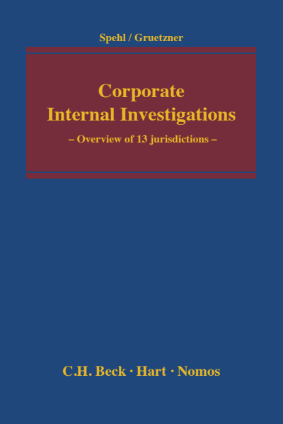 Cover of book: Corporate Internal Investigations