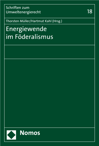 Cover des Buchs: Energiewende im Föderalismus