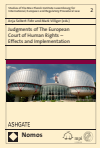 Cover of book: Judgments of the European Court of Human Rights - Effects and Implementation