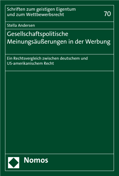 Cover des Buchs: Gesellschaftspolitische Meinungsäußerungen in der Werbung