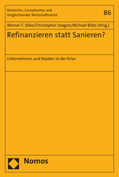 Cover of book: Refinanzieren statt Sanieren?
