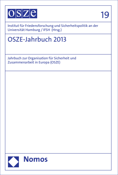Cover des Buchs: OSZE-Jahrbuch 2013