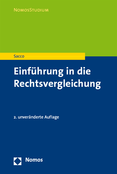 Cover des Buchs: Einführung in die Rechtsvergleichung