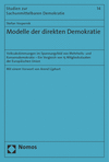 Cover des Buchs: Modelle der direkten Demokratie
