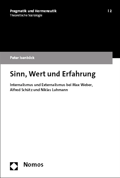 Cover of book: Sinn, Wert und Erfahrung