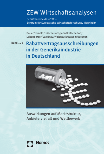 Cover of book: Rabattvertragsausschreibungen in der Generikaindustrie in Deutschland