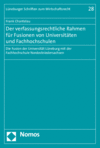 Cover des Buchs: Der verfassungsrechtliche Rahmen für Fusionen von Universitäten und Fachhochschulen