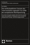 Cover des Buchs: Die rechtsstaatlichen Grenzen des 'more economic approach' im Lichte der europäischen Rechtsprechung