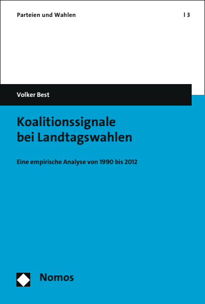 Cover of book: Koalitionssignale bei Landtagswahlen