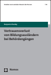 Cover of book: Vertrauensverlust von Bildungsausländern bei Behördengängen
