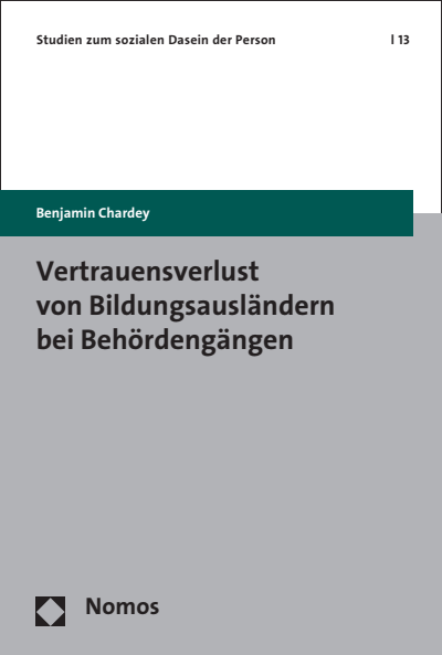 Cover of book: Vertrauensverlust von Bildungsausländern bei Behördengängen