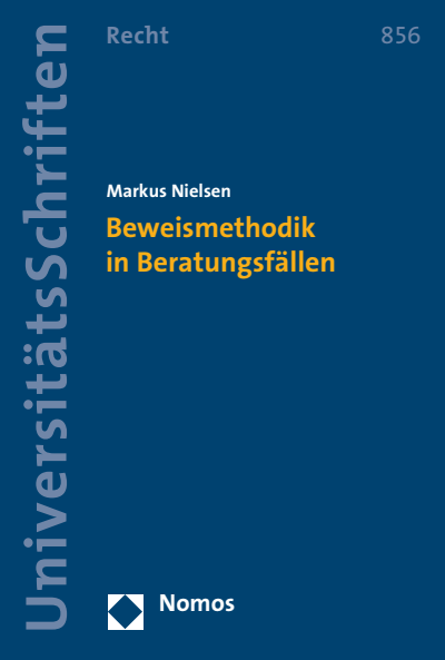 Cover des Buchs: Beweismethodik in Beratungsfällen
