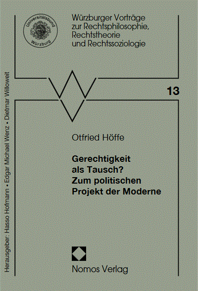 Cover of book: Gerechtigkeit als Tausch? Zum politischen Projekt der Moderne