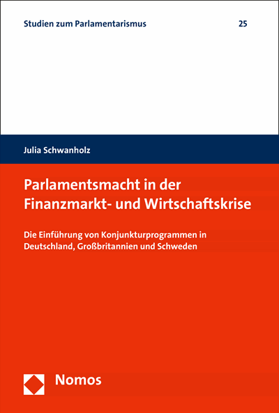 Cover of book: Parlamentsmacht in der Finanzmarkt- und Wirtschaftskrise
