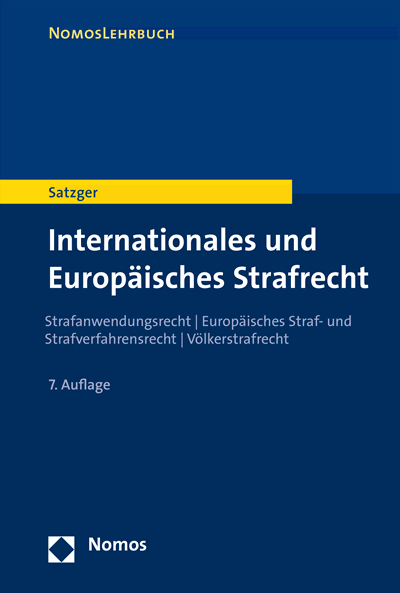 Cover des Buchs: Internationales und Europäisches Strafrecht
