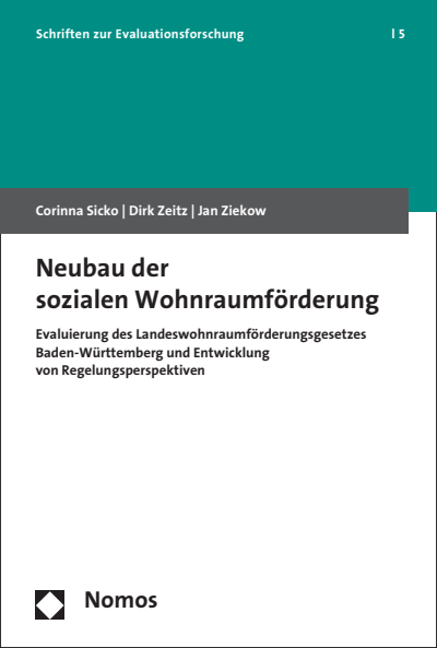 Cover of book: Neubau der sozialen Wohnraumförderung