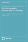 Cover of book: Rechtliche Aspekte automatisierter Fahrzeuge