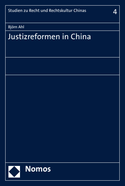 Cover des Buchs: Justizreformen in China