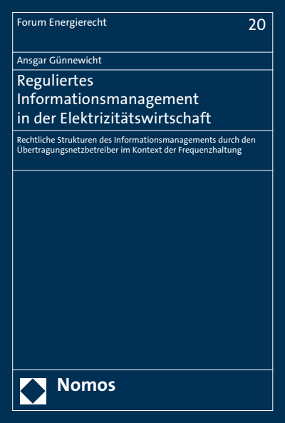 Cover des Buchs: Reguliertes Informationsmanagement in der Elektrizitätswirtschaft