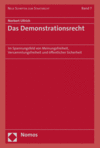 Cover of book: Das Demonstrationsrecht