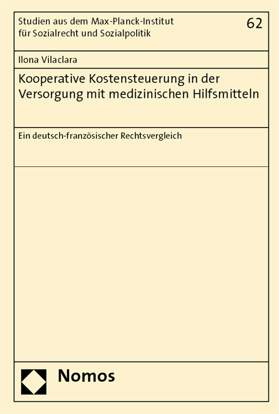 Cover of book: Kooperative Kostensteuerung in der Versorgung mit medizinischen Hilfsmitteln