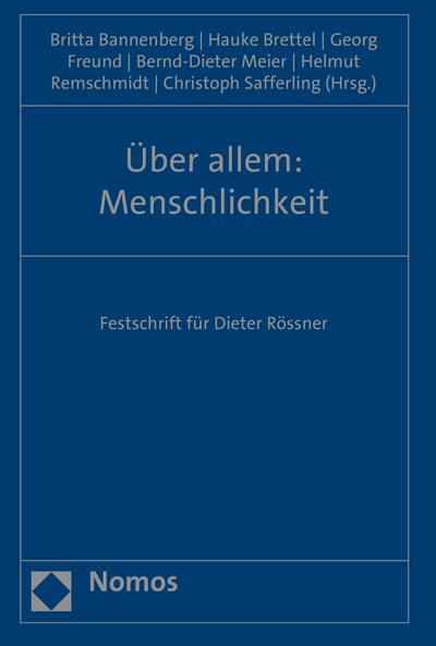 Cover des Buchs: Über allem: Menschlichkeit