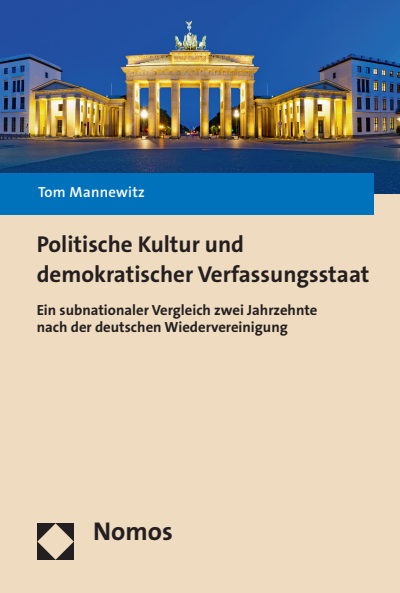 Cover of book: Politische Kultur und demokratischer Verfassungsstaat