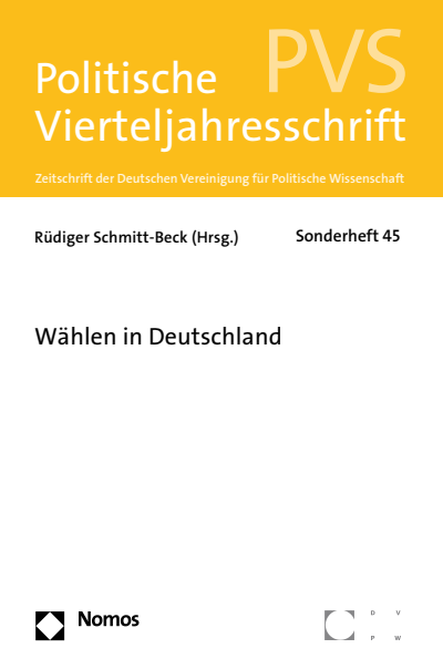 Cover of book: Wählen in Deutschland
