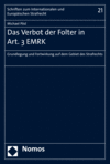 Cover des Buchs: Das Verbot der Folter in Art. 3 EMRK