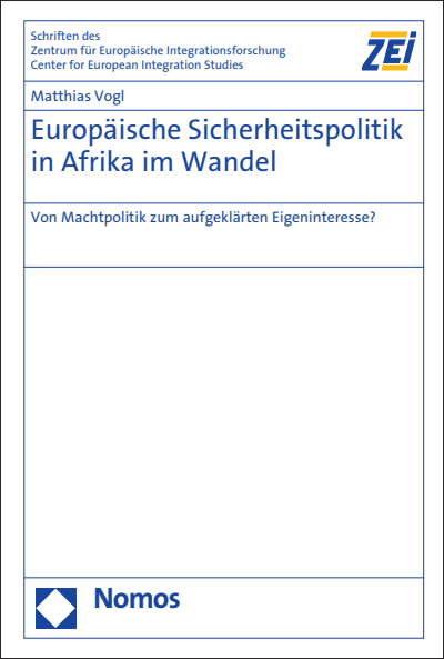 Cover of book: Europäische Sicherheitspolitik in Afrika im Wandel