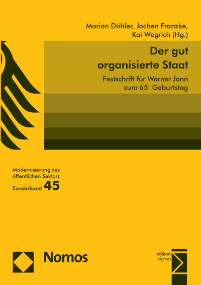 Cover of book: Der gut organisierte Staat