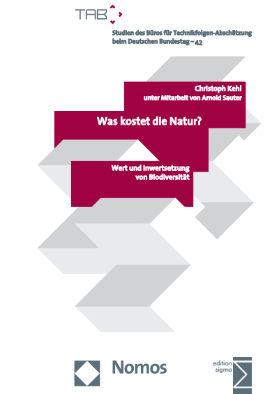 Cover of book: Was kostet die Natur?