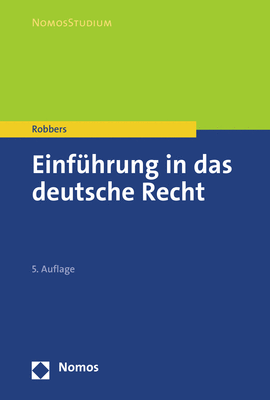 Cover des Buchs: Einführung in das deutsche Recht