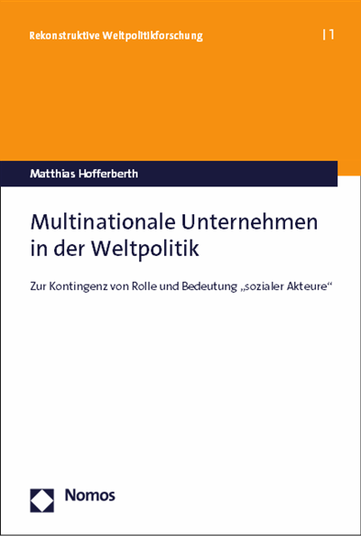 Cover of book: Multinationale Unternehmen in der Weltpolitik